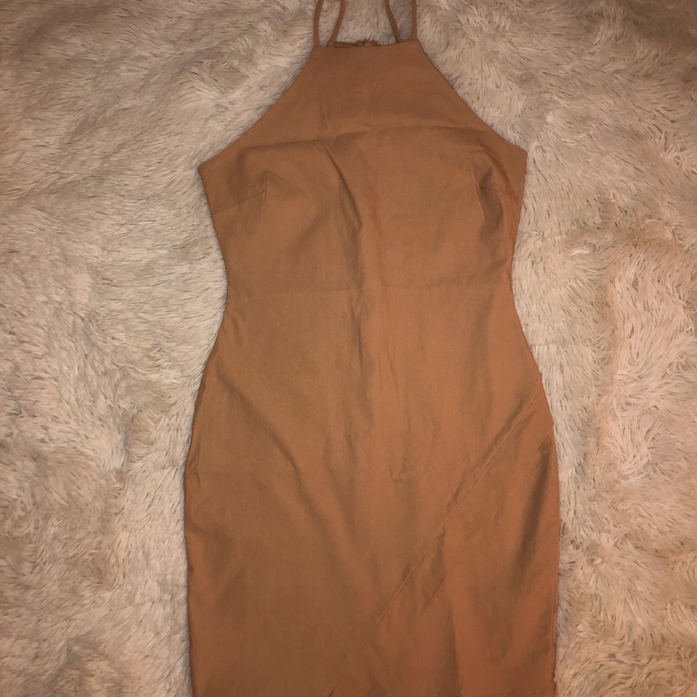 Tight fit, nude dress Size:Medium
